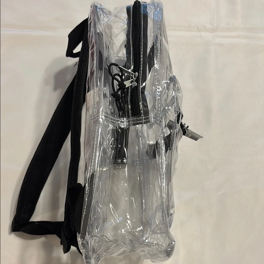 Clear Black Backpack 17